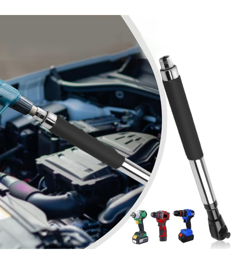 رابط و آچار افزایش طول آفست 90 درجه جغجغه ای درایو 1/2 اینچ پی‌آر وان PR-ONE مدل JG1