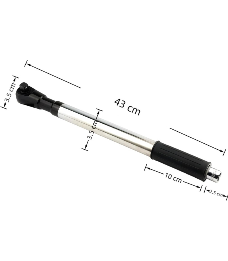 رابط و آچار افزایش طول آفست 90 درجه جغجغه ای درایو 1/2 اینچ پی‌آر وان PR-ONE مدل JG1