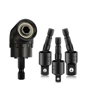 ست 4 عددی رابط چپقی کوتاه و سر دریلی لقلقه‌ای بکس خور درایو 1/4 - 3/8 - 1/2 اینچ مکسین MAXIN مدل RED CART