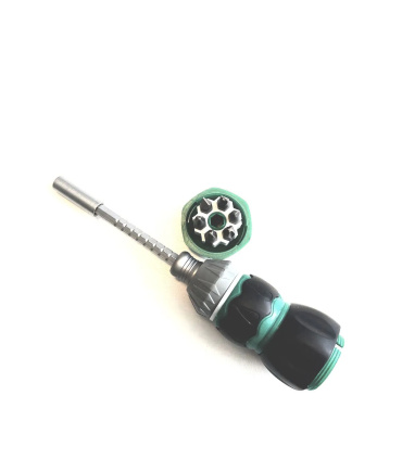 پیچ گوشتی بیت خور جغجغه ای 7 پارچه توسین TUOSEN مدل 19495