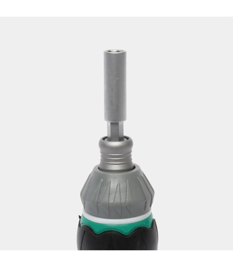 پیچ گوشتی بیت خور جغجغه ای 7 پارچه توسین TUOSEN مدل 19495