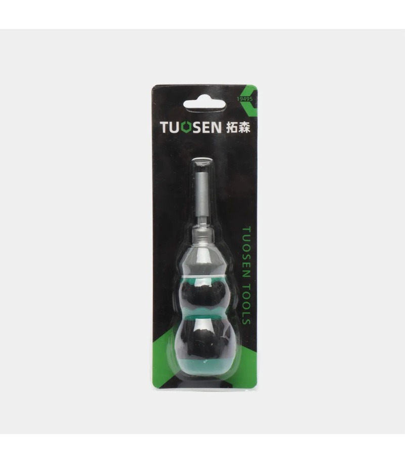 پیچ گوشتی بیت خور جغجغه ای 7 پارچه توسین TUOSEN مدل 19495