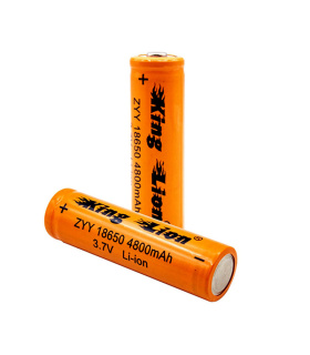 باتری / باطری شارژی لیتیوم یون 3.7 ولت سایز 18650 4800mAh ZYY مارک King Lion