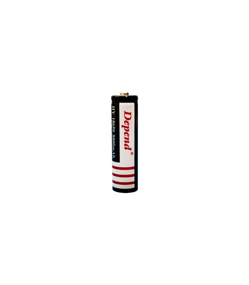 باتری / باطری شارژی لیتیوم یون 3.7 ولت سایز 18650 8800mAh ZYY مارک DEPEND