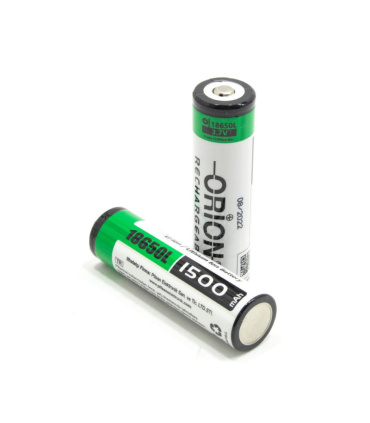 باتری / باطری شارژی لیتیوم یون 3.7 ولت سایز 18650 1500mAh مارک ORION