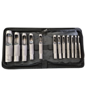 مجموعه 12 عددی پانچ ، سنبه واشربر و سوراخ کن 3تا19 کیفی تندیس TANDIS مدل TT-2338 ( پانچ واشر بر دستی )
