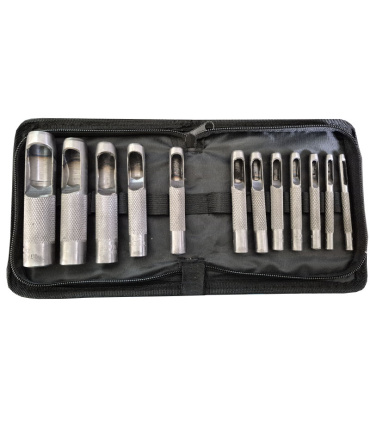 مجموعه 12 عددی پانچ ، سنبه واشربر و سوراخ کن 3تا19 کیفی تندیس TANDIS مدل TT-2338 ( پانچ واشر بر دستی )