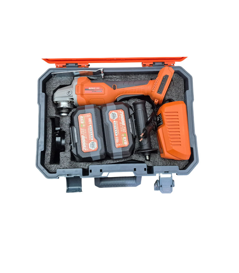 مینی فرز شارژی براشلس دو باتری 20 ولت GJXJ مدل BL-9500 مخصوص صفحه 100 میلیمتری
