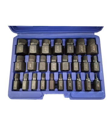 ست 25 عددی قلاویز چپ گرد بکسی فشار قوی 3 تا 22 آس تول ASTOOL مدل AS-8103