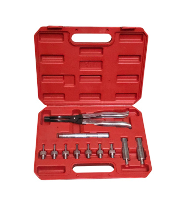 ست 11 پارچه انبر ساق سوپاپ (سیل کش) و جا انداز سوپاپ RANGER TOOLS مدل RG-82255