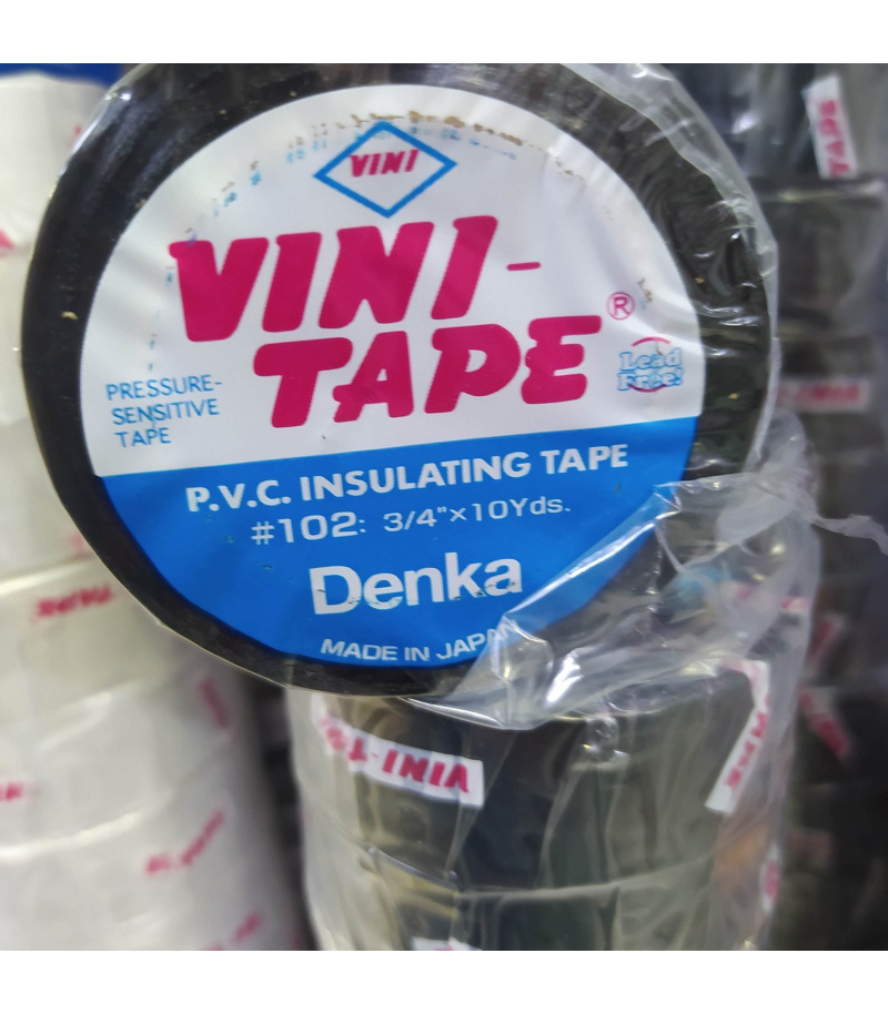 نوار چسب برق 10 یاردی وینی تیپ vini tape ژاپن ( لنت )