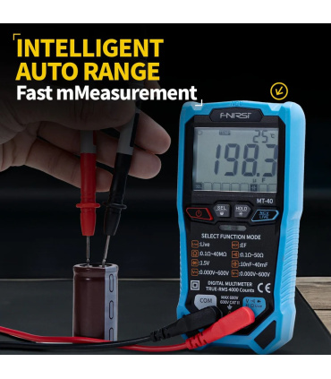 مولتی متر حرفه ای دیجیتالی اتو رنج هوشمند فنیرسی FNIRSI  مدل MT-40