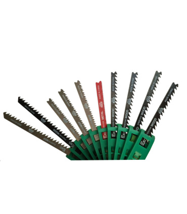 ست 10 عددی تیغه اره چکشی عمود بر حرفه ای مخصوص چوب ، MDF و فلز اکو EKO مدل EJSB-10A