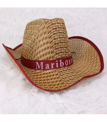 کلاه حصیری مدل کابوی MARIBORO