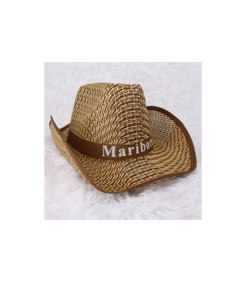 کلاه حصیری مدل کابوی MARIBORO