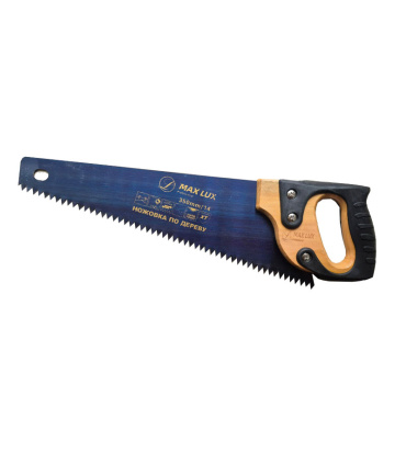 اره چوب بر سایز 350 میلیمتر 14 اینچ مکس لوکس MAX LUX (دنده درشت دسته چوبی)