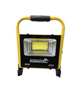 پروژکتور پرتابل شارژی 60 وات کارناوال KARNAVAL مدل KA-L60W