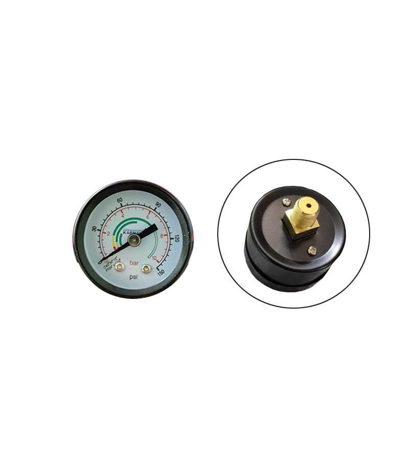 گیج باد کمپرسور پشت رزوه سایز 40MM کارناوال KARNAVAL