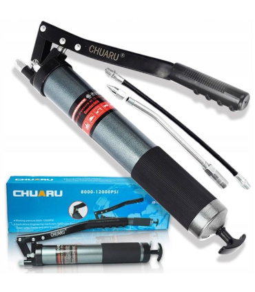 گریس پمپ دستی دو پمپ 600cc چارو CHUARU مدل CR-13005