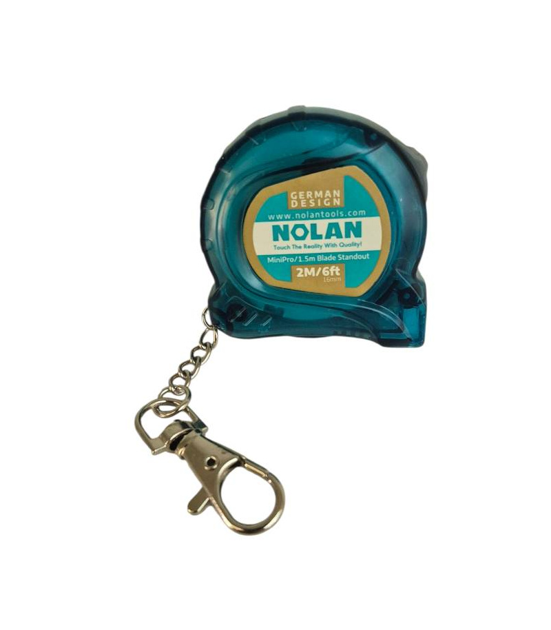 متر 2 متری نوار سفید عرض 16 میلیمتر حرفه ای نولان NOLAN مدل MINI PRO