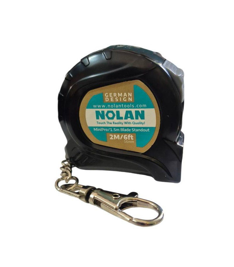 متر 2 متری نوار سفید عرض 16 میلیمتر حرفه ای نولان NOLAN مدل MINI PRO