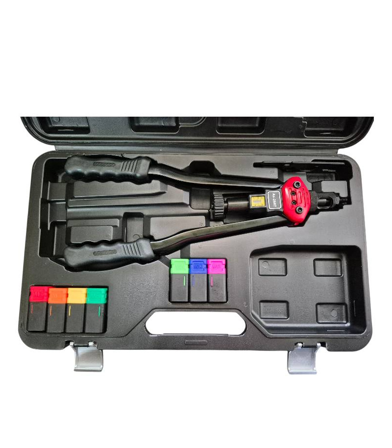 انبر مهره پرچ کن دو دسته حرفه ای M3تاM12 سایز 16 اینچ آس تول ASTOOL مدل AS-2607