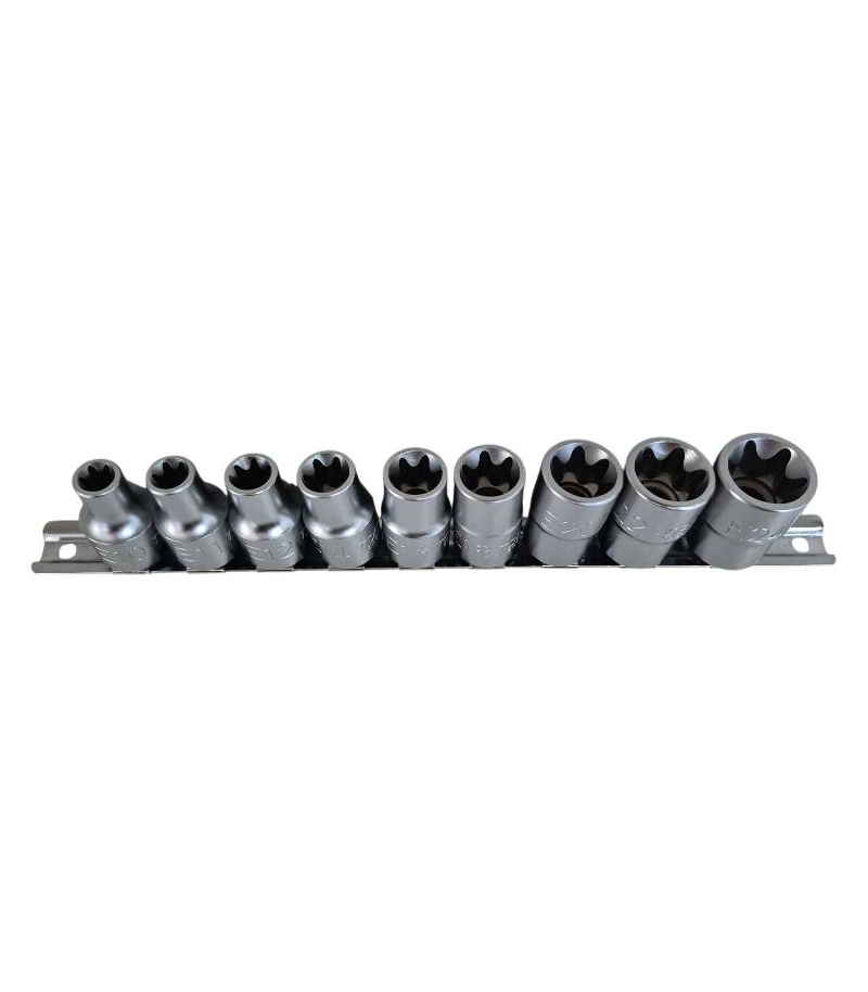 ست 9 عددی بکس ریلی کوتاه ای E درایو 1/2 اینچ تاپ تول TOPTUL مدل GAAG0901