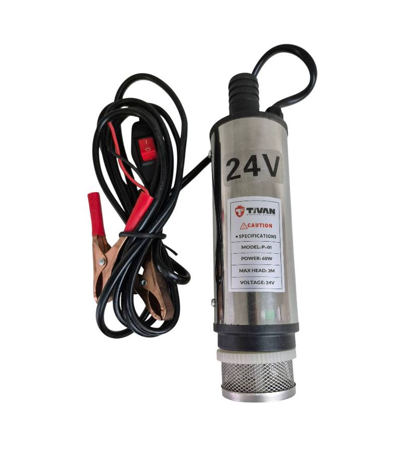 پمپ گازوئیل کش 24 ولت داخل باکی تیوان TIVAN مدل P-01 (ولتاژ کاری دستگاه دقت شود)