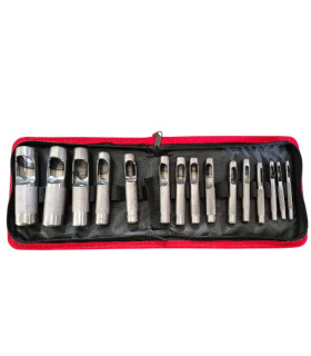 مجموعه 15 عددی پانچ ، سنبه واشربر و سوراخ کن 3تا25 کیفی میتا MITA ( پانچ واشر بر دستی ) مدل MT4004