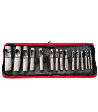 مجموعه 15 عددی پانچ ، سنبه واشربر و سوراخ کن 3تا25 کیفی میتا MITA ( پانچ واشر بر دستی ) مدل MT4004