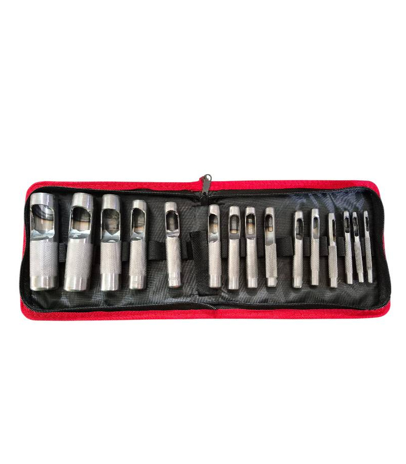 مجموعه 15 عددی پانچ ، سنبه واشربر و سوراخ کن 3تا25 کیفی میتا MITA ( پانچ واشر بر دستی ) مدل MT4004