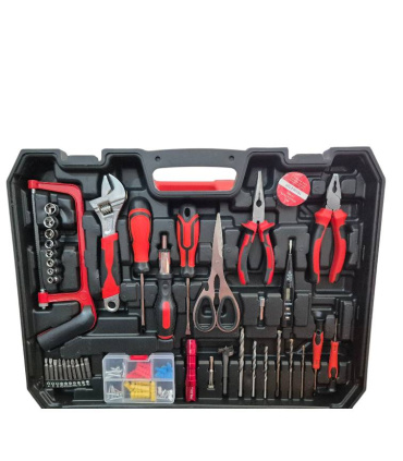 ست جعبه ابزار 125 پارچه بهمراه دریل برقی 710 وات گیربکسی جی‌آرتی GRT مدل G2016-125KIT با یکسال گارانتی