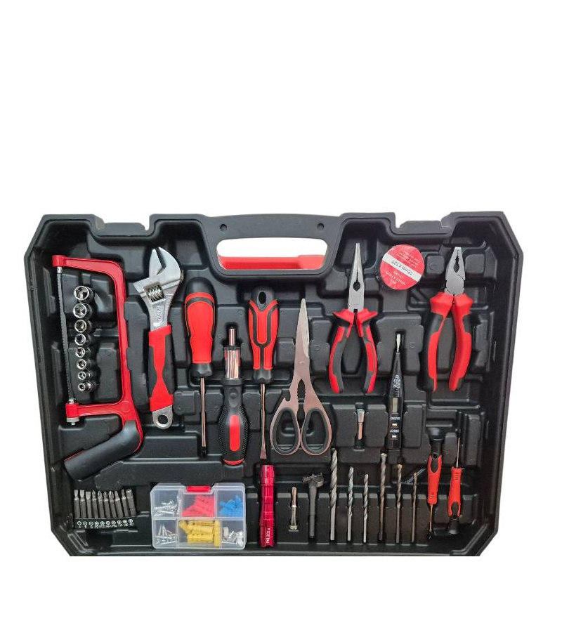 ست جعبه ابزار 125 پارچه بهمراه دریل برقی 710 وات گیربکسی جی‌آرتی GRT مدل G2016-125KIT با یکسال گارانتی