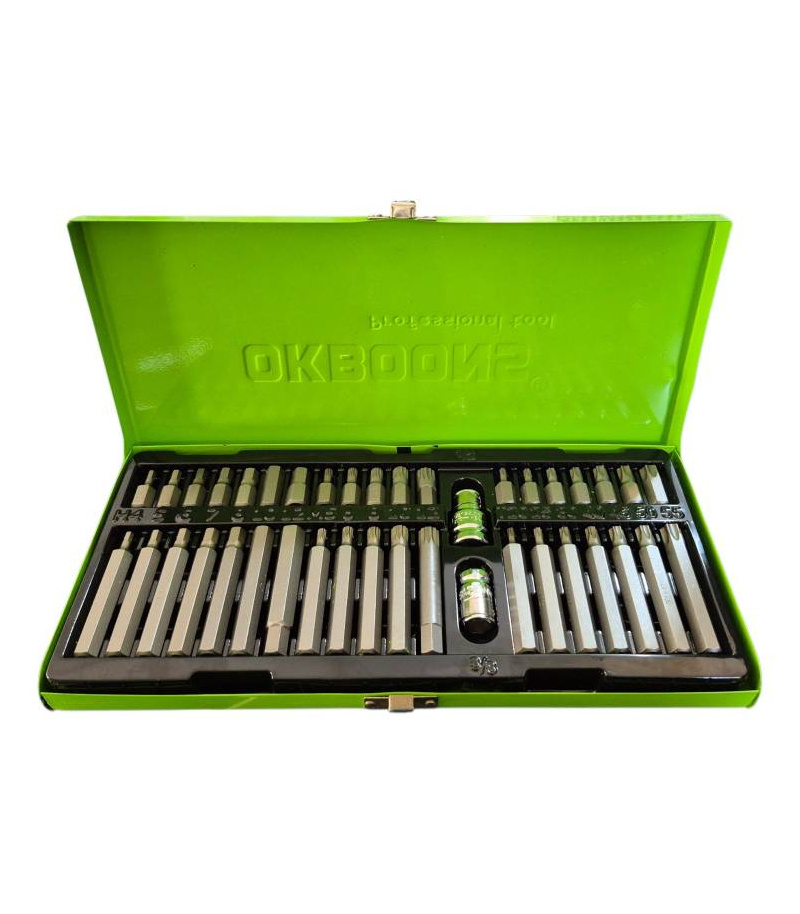 جعبه بیت 40 عددی ستاره آلن شش گوش و M ام اکبونس OKBOONS مدل HX682140