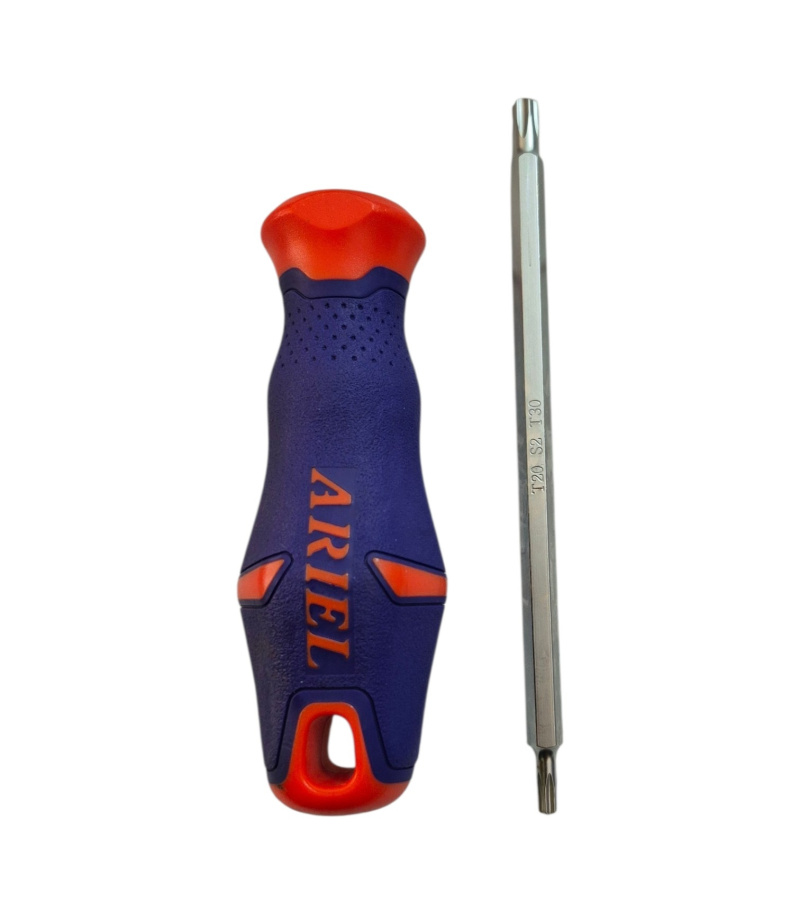 پیچ گوشتی ستاره T دوطرفه / دوسر T20 - T30 حرفه ای جنس S2 دسته TPR آریل ARIEL مدل PST0140