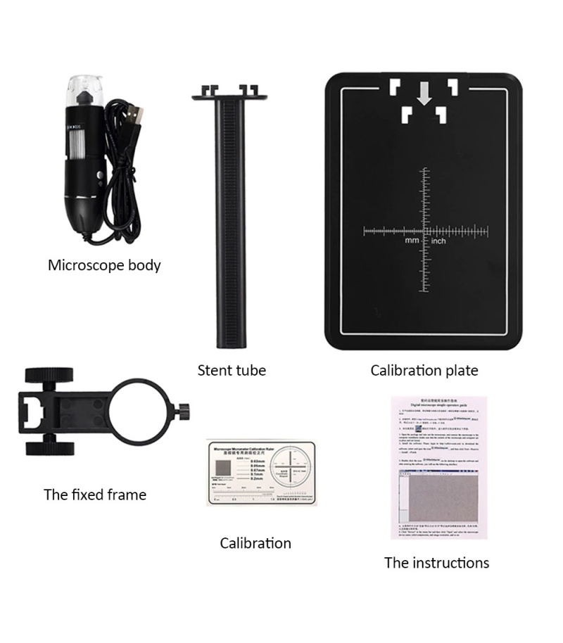 میکروسکوپ دیجیتال 1000X USB Digital Microscope پایه ثابت