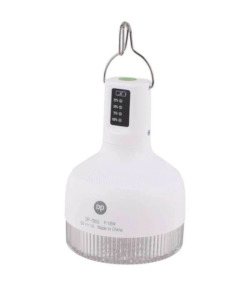 چراغ شارژی 28 وات باتری 2000mAh اضطراری آویز DP مدل DP-7855