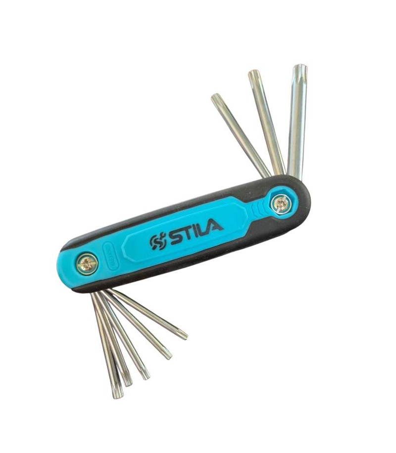 آچار آلن 8 عددی ستاره T چاقویی استیلا STILA مدل 8T