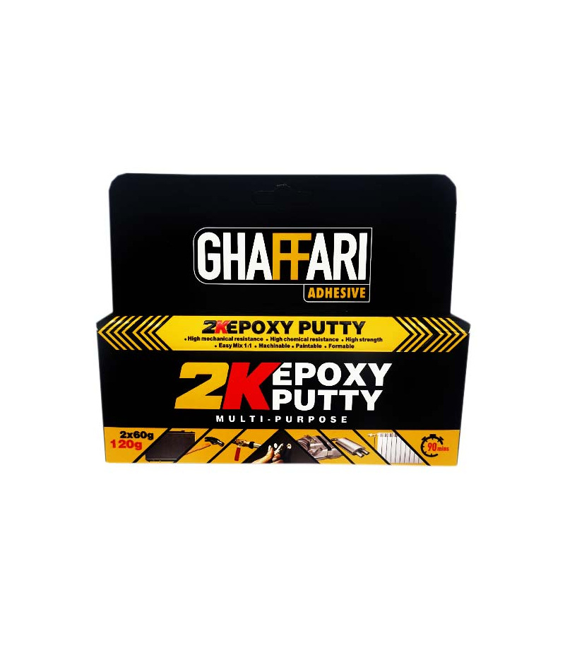 چسب خمیری دوقلو اپوکسی صنعتی غفاری GHAFFARI