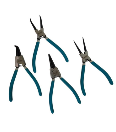 ست 4 عددی انبر خار بازکن/جمع کن صاف و کج 7 اینچ حرفه ای نیترومکس NITROMAX مدل 4KL