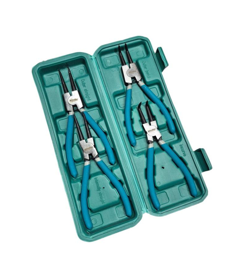 ست 4 عددی انبر خار بازکن/جمع کن صاف و کج 7 اینچ حرفه ای نیترومکس NITROMAX مدل 4KL