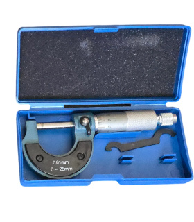 میکرومتر خارج سنج بازه 0-25 میلیمتر سری HELQ مدل P025