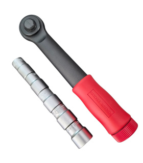 ست 6 عددی دسته بکس جغجغه درایو 1/2 اینچ بهمراه بکس سان تولز SUN TOOLS