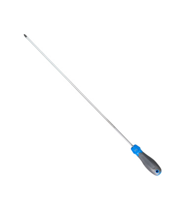 پیچ گوشتی چهارسو سایز 500*6 ضربه و آچار خور حرفه ای CRASMAN مدل CR-125 تایوان (آبی)