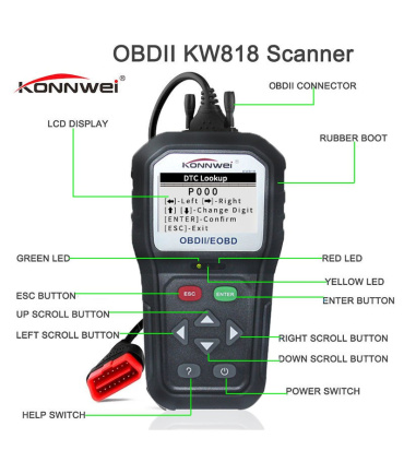 دستگاه دیاگ  KONNWEI KW818