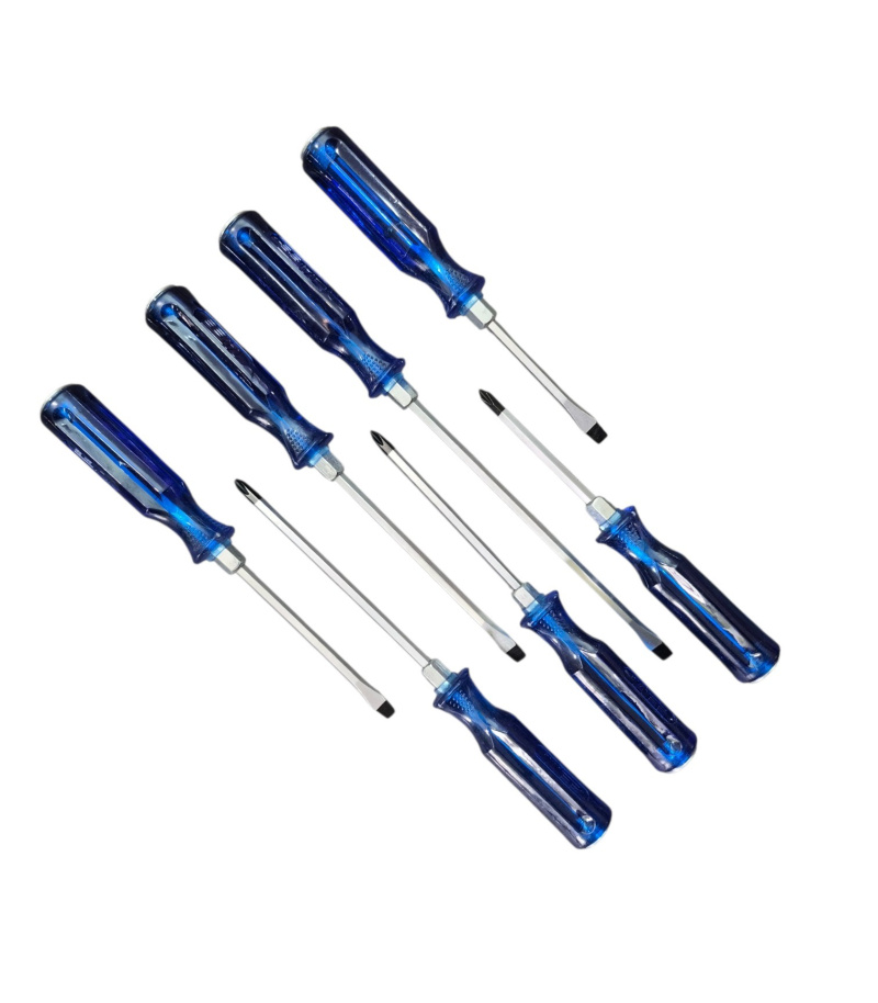 ست پیچ گوشتی 7 عددی دوسو تخت و چهارسو ضربه و آچار خور تات TAT مدل 7P