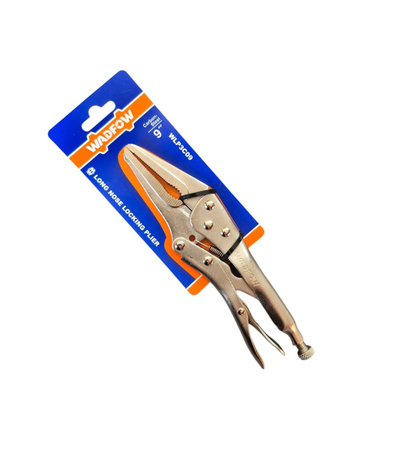 انبر قفلی دم باریک سایز 9 اینچ حرفه ای وادفو WADFOW مدل WLP3C09
