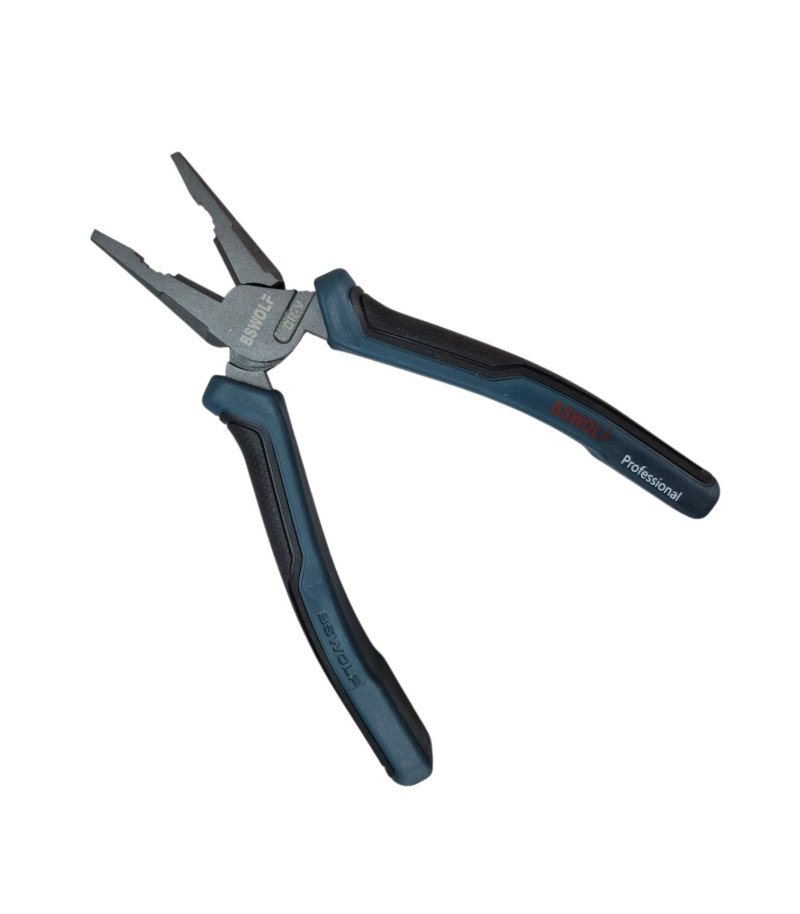انبر دست سایز 8 اینچ صنعتی حرفه ای BSWOLF مدل BS8 طرح بوش