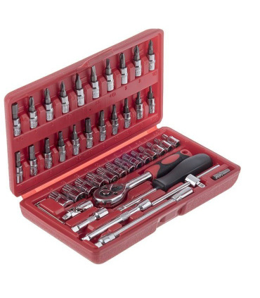 جعبه بکس 46 پارچه بکس و پیچ گوشتی CR-V درایو 1/4