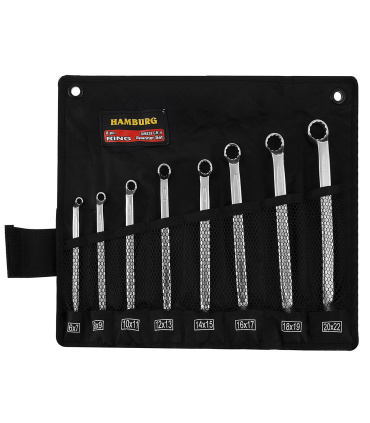 ست آچار 8 عددی دوسر رینگی هامبورگ HAMBURGمدلDIN838